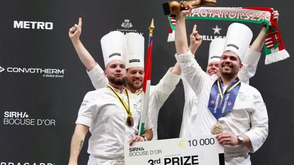 Bronzérmes lett a magyar csapat a Bocuse d'Or világdöntőjén